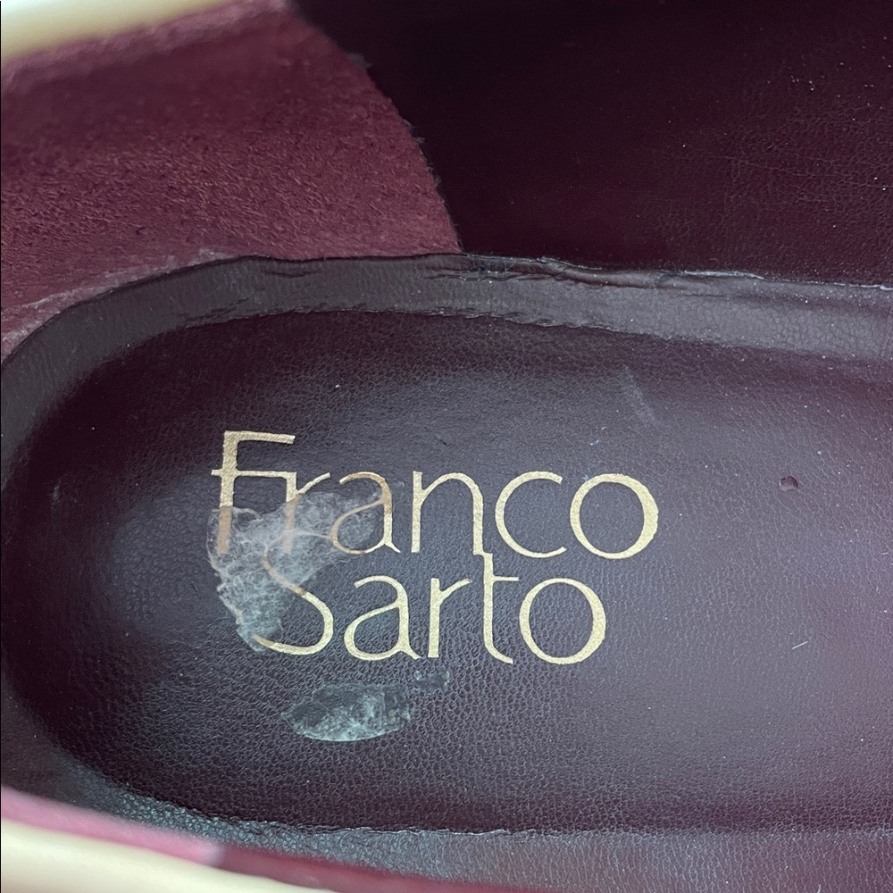 Franco Sarto Cello Beige Leather Slip-On Loafers Size 10 - Picture 6 of 8